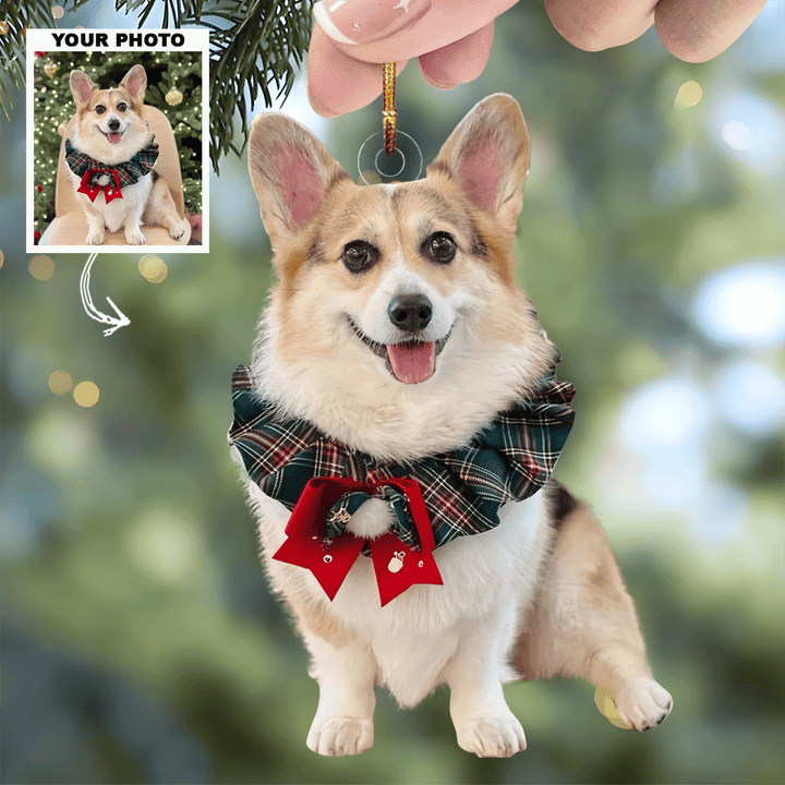 Holiday Cheer - Personalized Mica Ornament - Christmas Gift For Pet Lover, Family Members