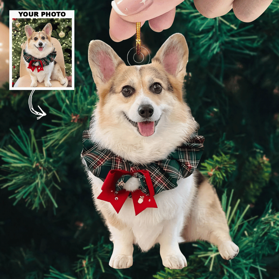 Holiday Cheer - Personalized Mica Ornament - Christmas Gift For Pet Lover, Family Members