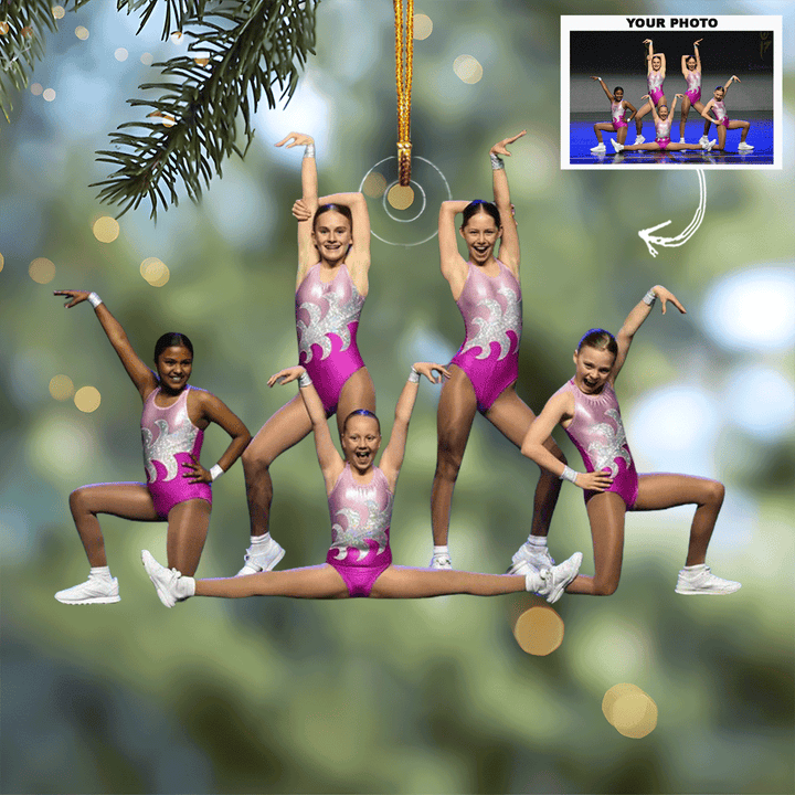 Power Performers - Personalized Photo Mica Ornament - Christmas Gift For Family, Family Members