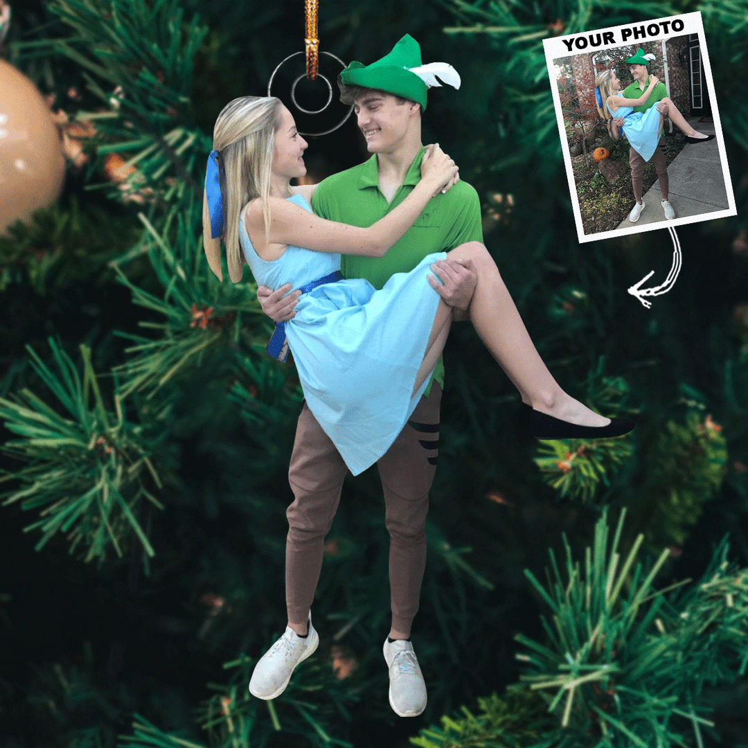 Love Of My Life - Personalized Photo Mica Ornament - Gift For Couple