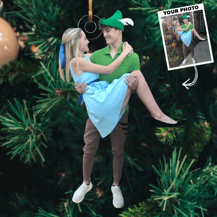 Love Of My Life - Personalized Photo Mica Ornament - Gift For Couple