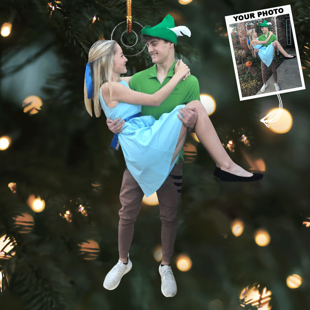 Love Of My Life - Personalized Photo Mica Ornament - Gift For Couple