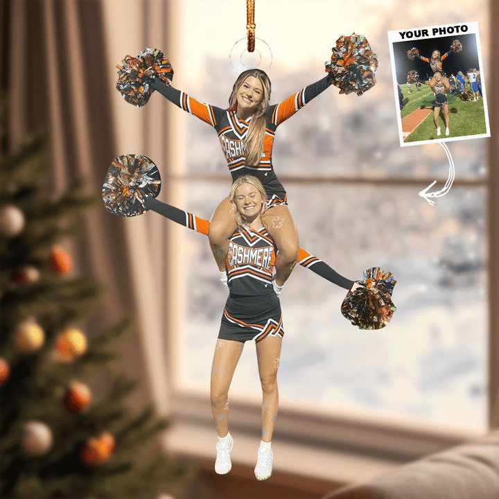 Forever Friends - Personalized Photo Mica Ornament - Gift For Friends, Family Members