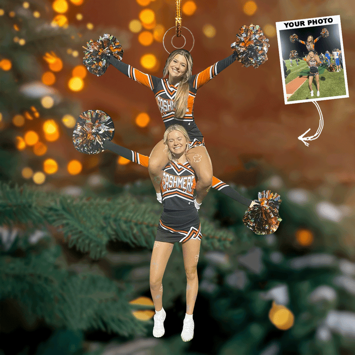 Forever Friends - Personalized Photo Mica Ornament - Gift For Friends, Family Members