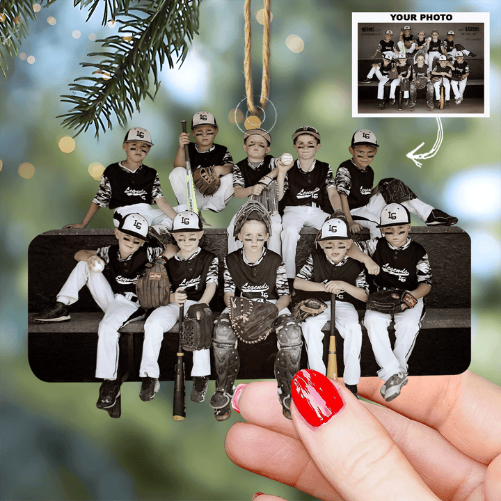 True Companions - Personalized Photo Mica Ornament - Gift For Friends, Family Members