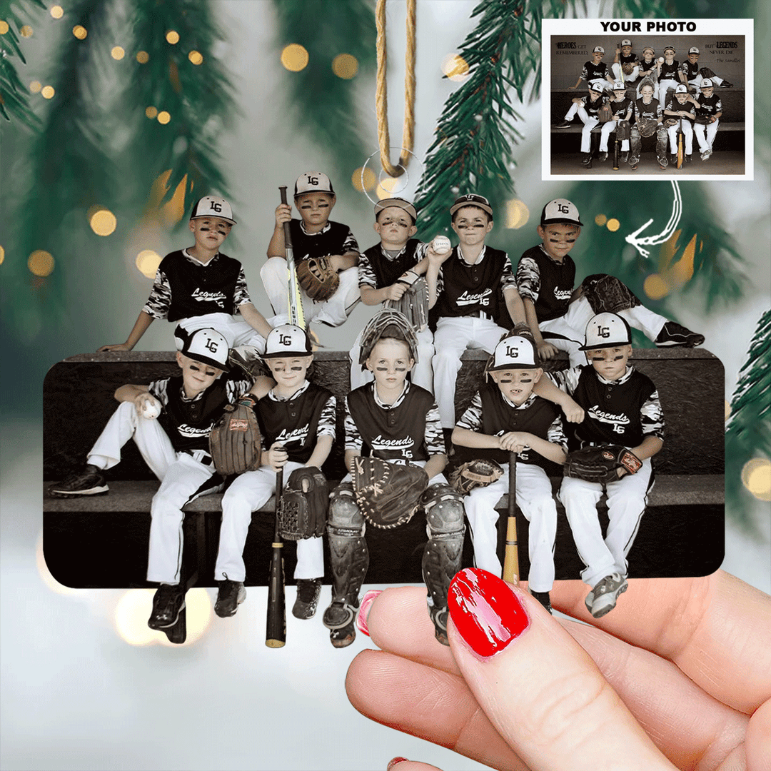 True Companions - Personalized Photo Mica Ornament - Gift For Friends, Family Members