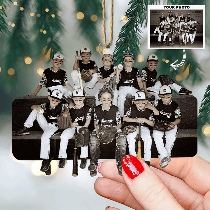 True Companions - Personalized Photo Mica Ornament - Gift For Friends, Family Members