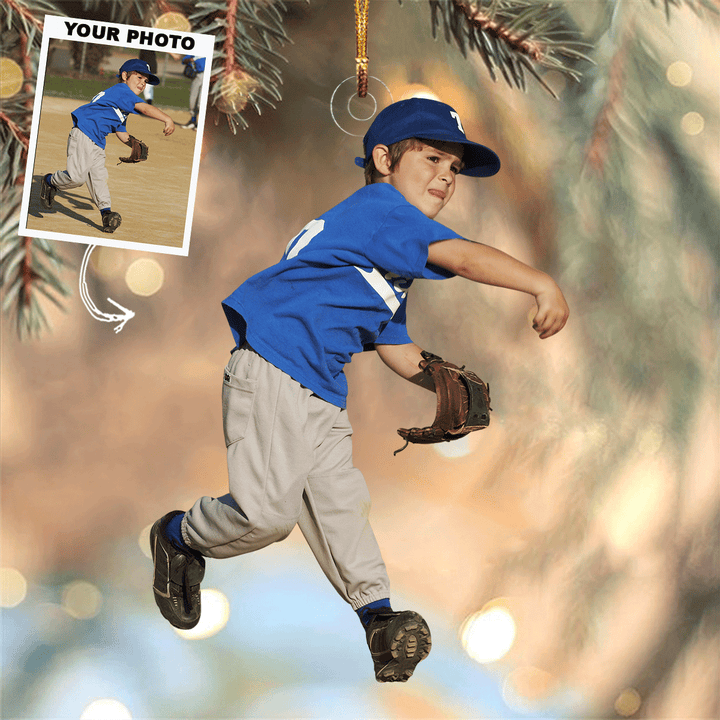 Future Pro - Personalized Photo Mica Ornament - Gift For Baseball Lovers, Family Members