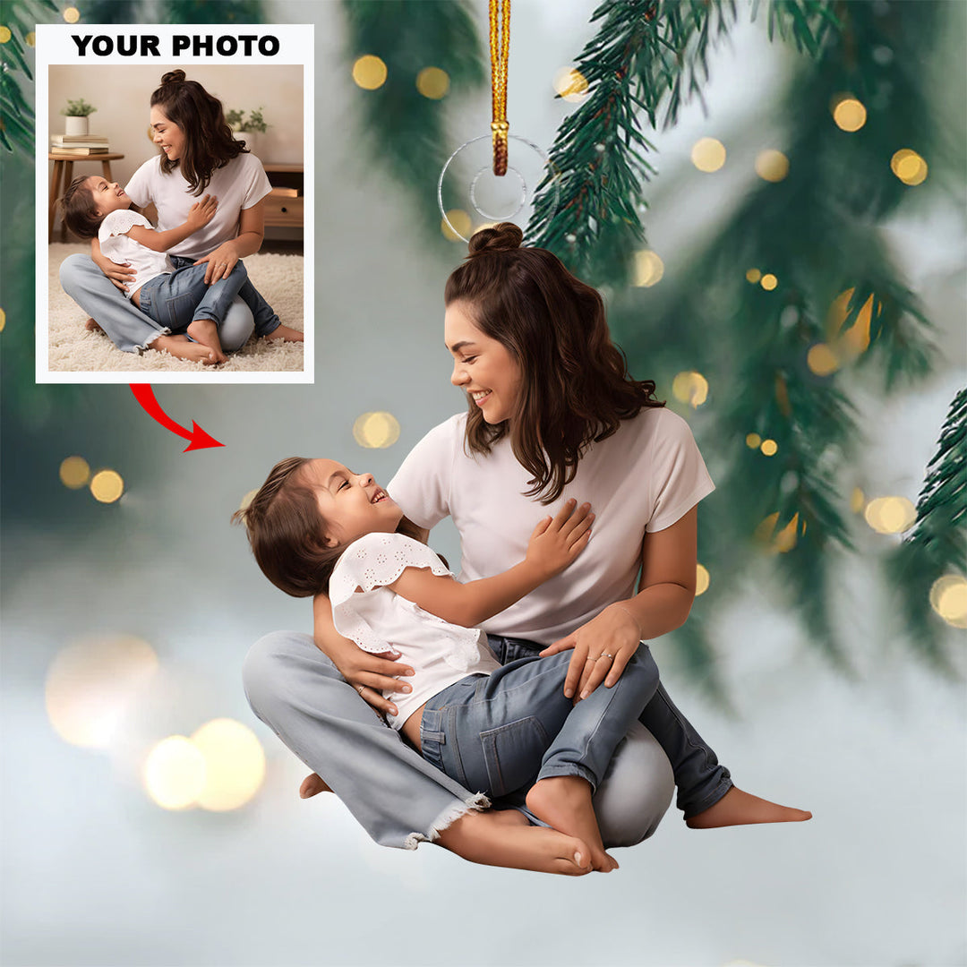 My Sunshine - Personalized Photo Mica Ornament - Christmas Gift For Family Members