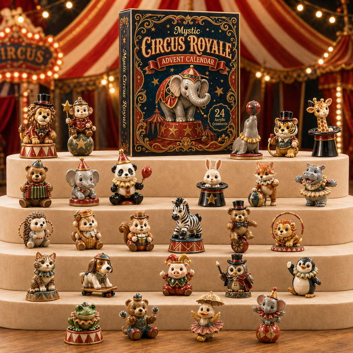 CHRISTMAS KICKOFF 40% OFF - Mystic Circus Royale Advent Calendar 2026 - 24-Day Festive Countdown, Acrylic Charms Blind Box - Gift For Magic Lovers AC0TH216
