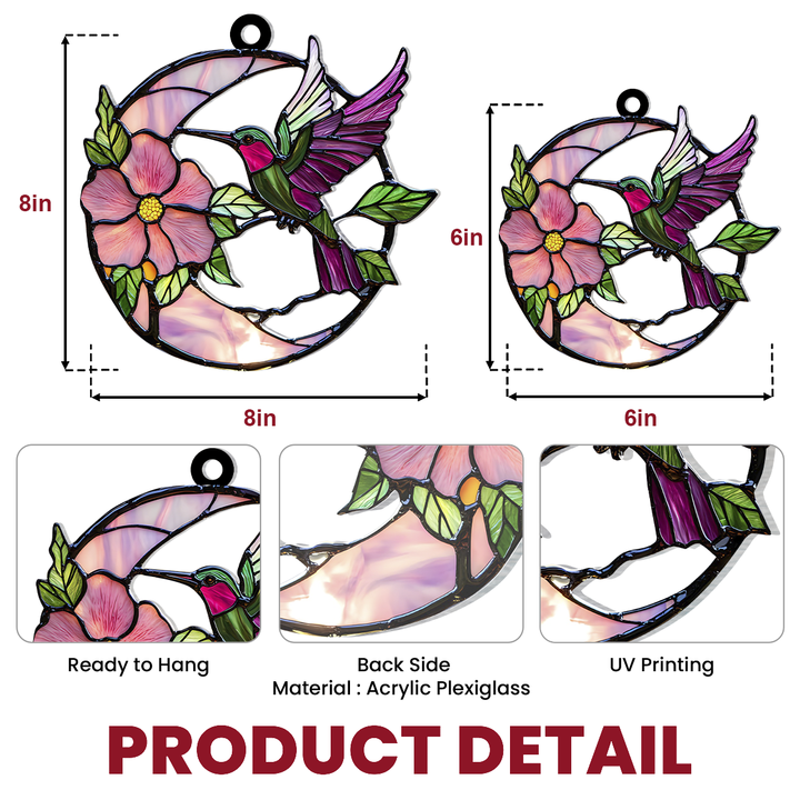 Hummingbird Haven - Window Hanging Suncatcher NCU0TH005