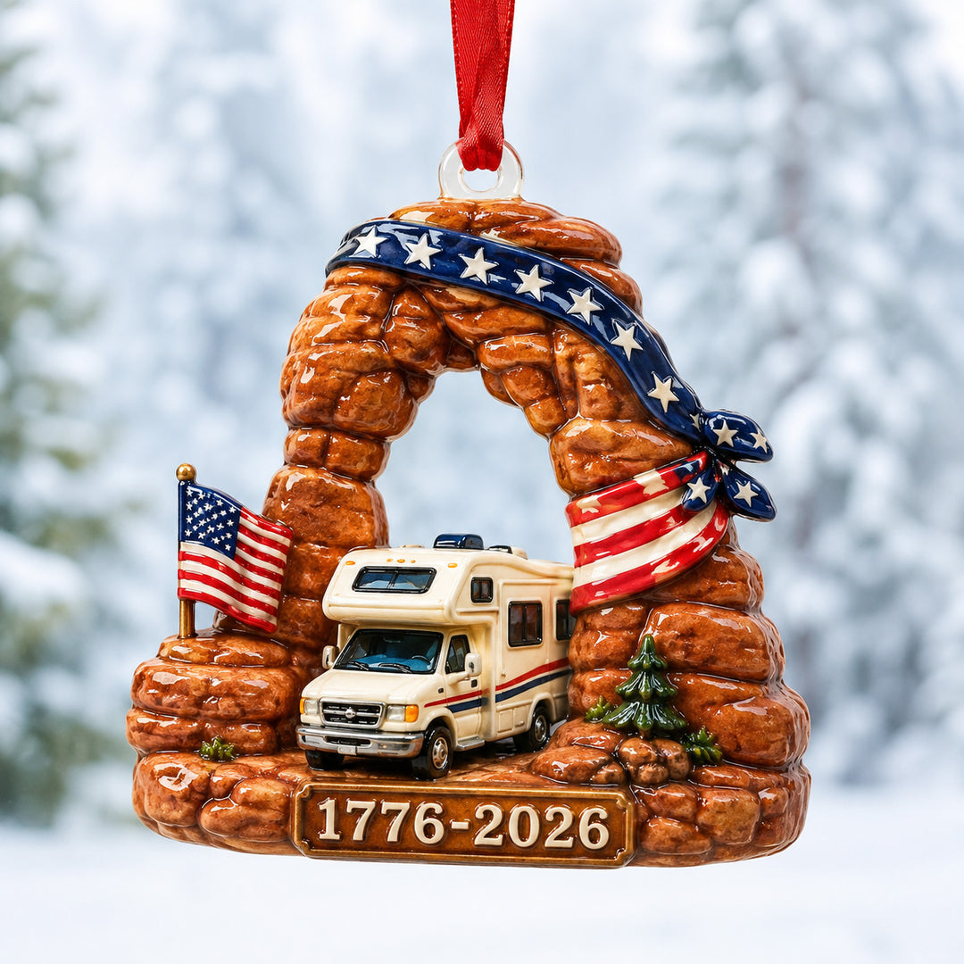 National Camping Mica Ornament NCU0HT081
