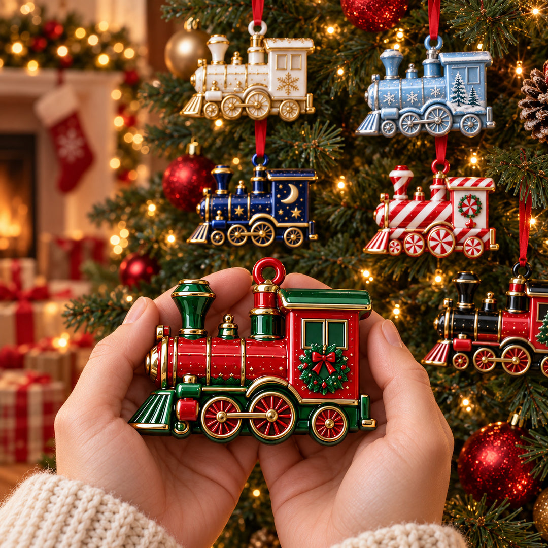 North Pole Train Ornament Gift Set NCU0HT135