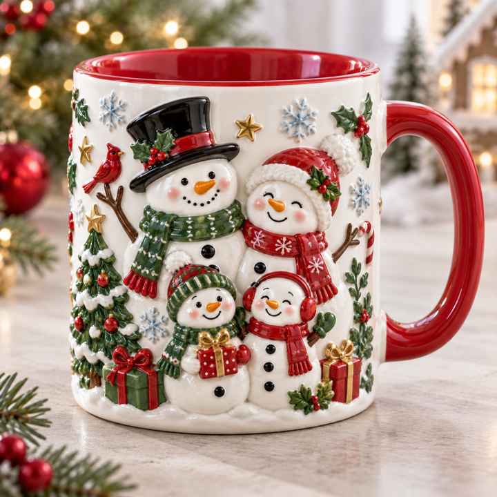 Our Snowy Christmas Family Mug Accent Mug NCU0HA078