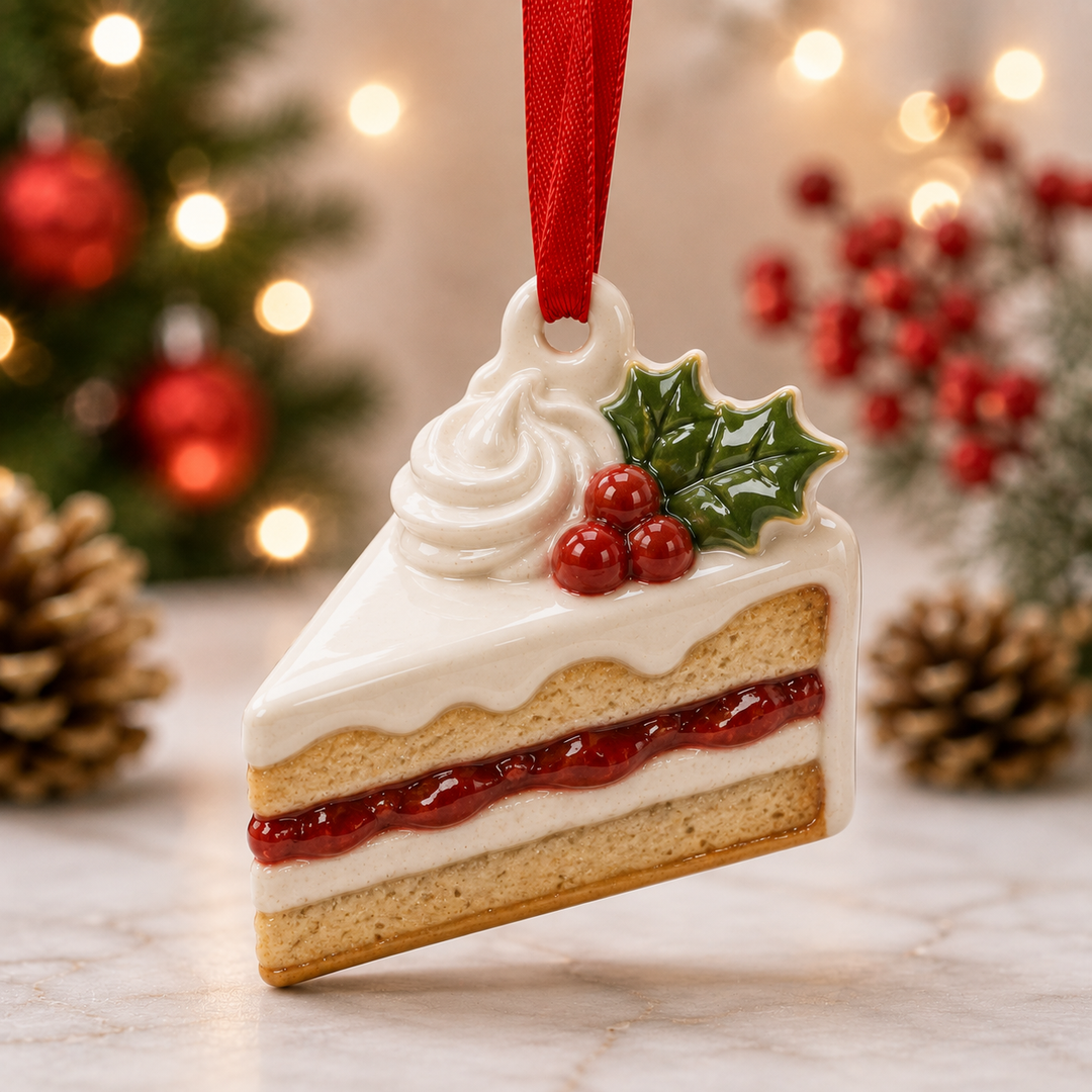 Piece of Cake Mica Ornament NCU0TM046