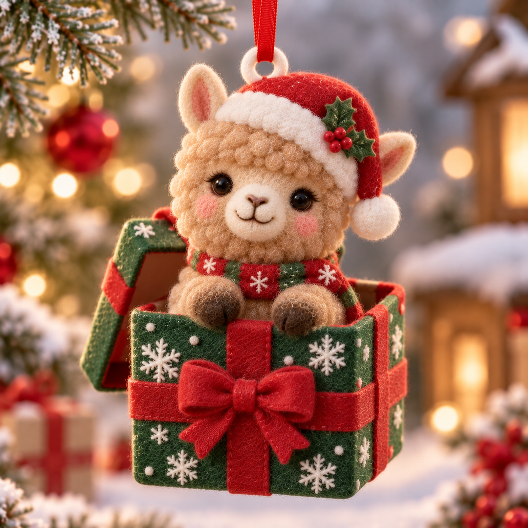 Present Alpaca Mica Ornament NCU0TM109