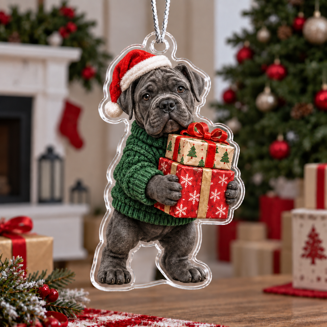 Present Cane Corso Mica Ornament NCU0NT112