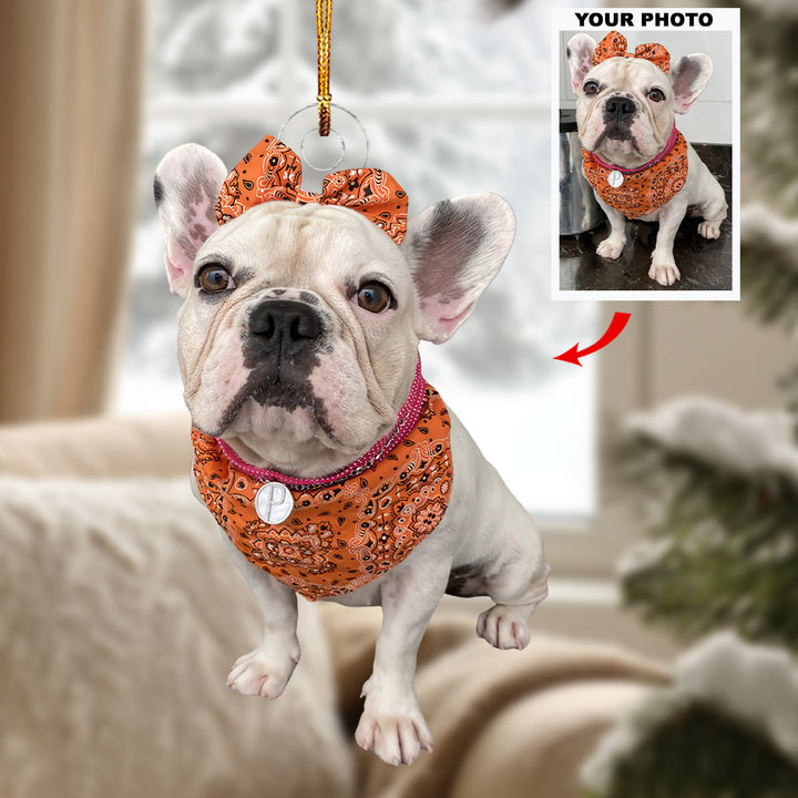 Proud Moment - Personalized Photo Mica Ornament - Gift For Dog Lovers, Pet Lovers, Dog Mom, Dog Dad