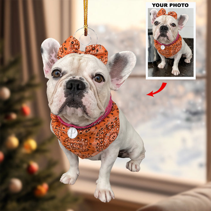 Proud Moment - Personalized Photo Mica Ornament - Gift For Dog Lovers, Pet Lovers, Dog Mom, Dog Dad