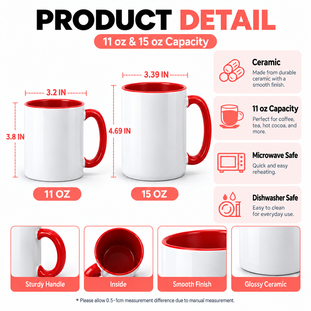 Christmas Pompom 3D Effect Printed Accent Mug NCU0HT274