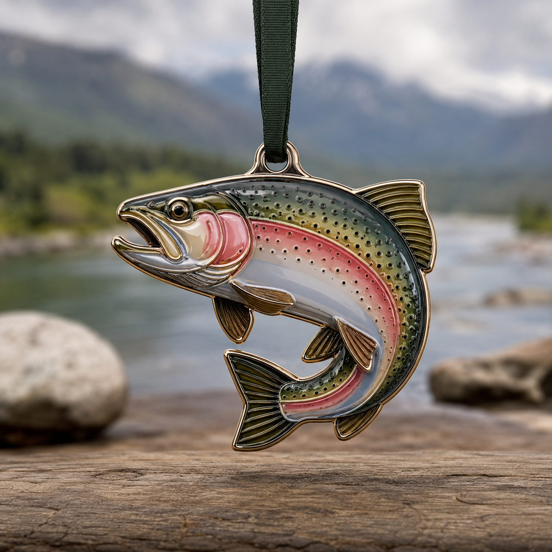 River Salmon Mica Ornament NCU0TM034