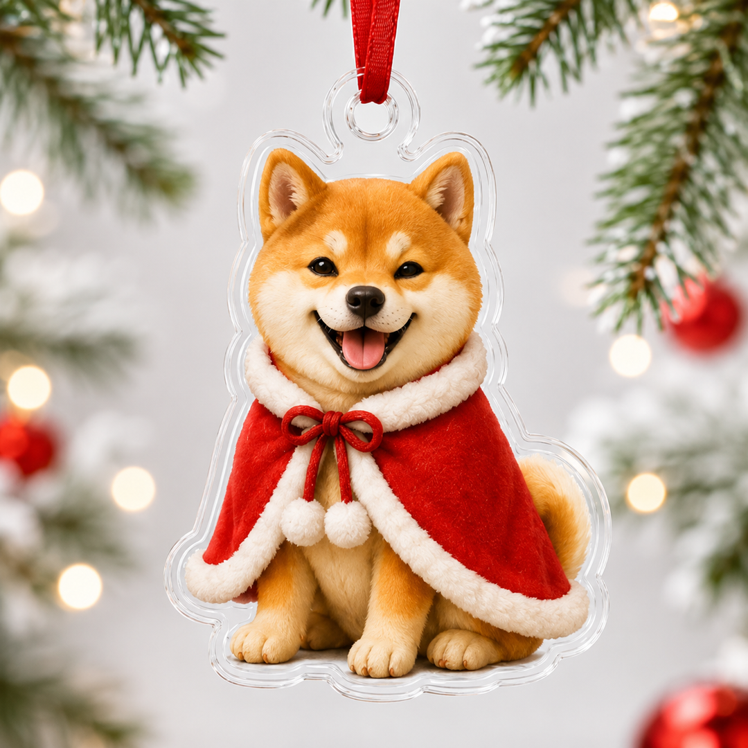 Robe Shiba Inu Mica Ornament NCU0NT055