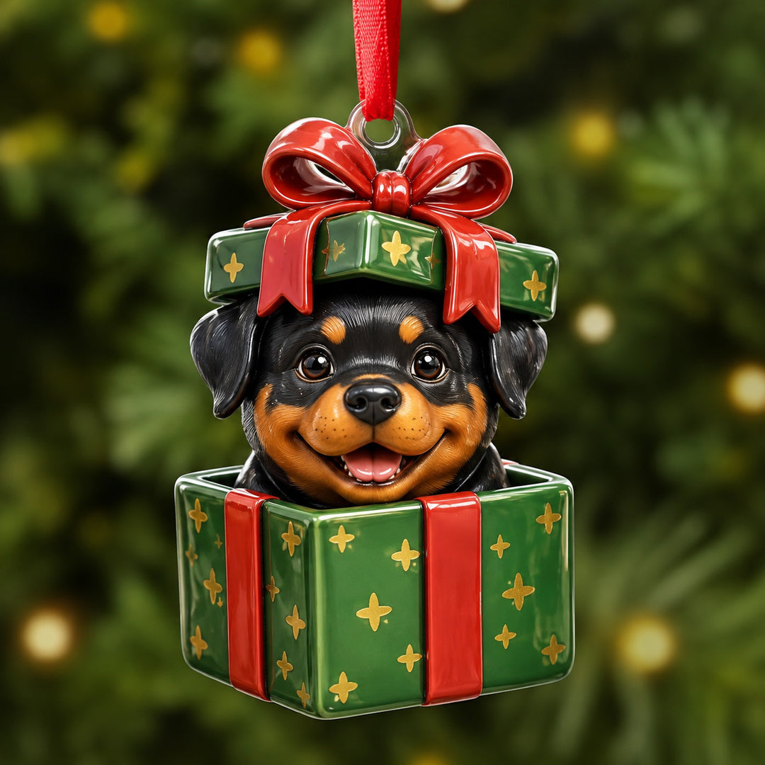 Rottweiler Special Gift Mica Ornament NCU0HT089