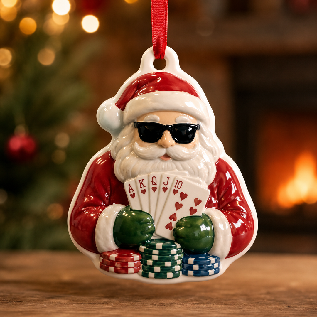 Royal Flush Mica Ornament NCU0TM085