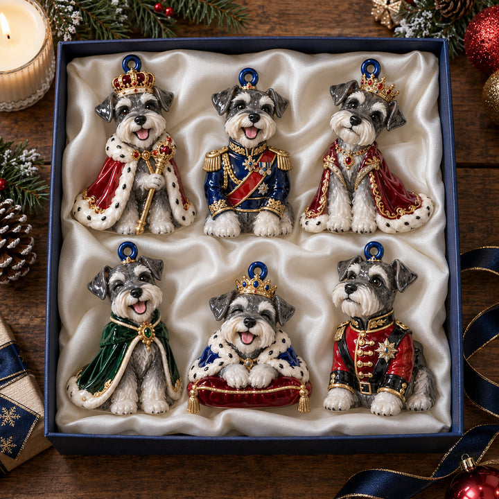 Royal Schnauzer Acrylic Ornament Gift Set NCU0HT249