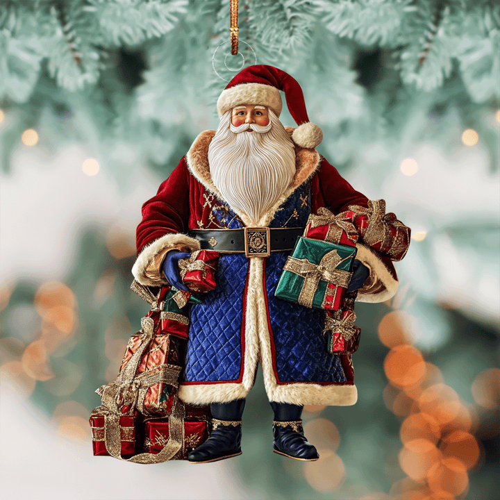 Santa Holiday Cheer - Mica Ornament NCU0PD211