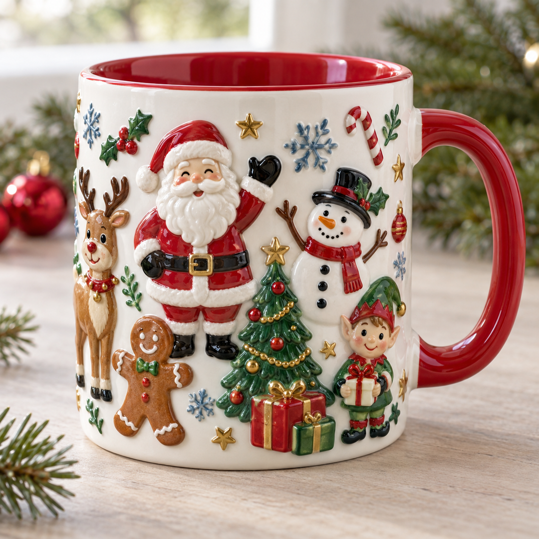 Santa Snowman Accent Mug NCU0TH039