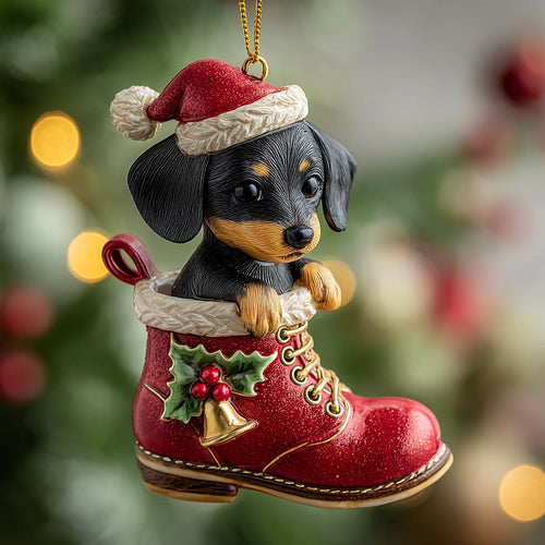 Santa Pup Mica Ornament NCU0DH063