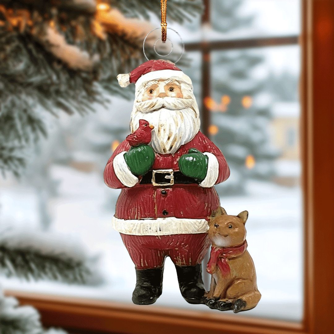 Santa's Holiday Cheer - Mica Ornament NCU0PD189