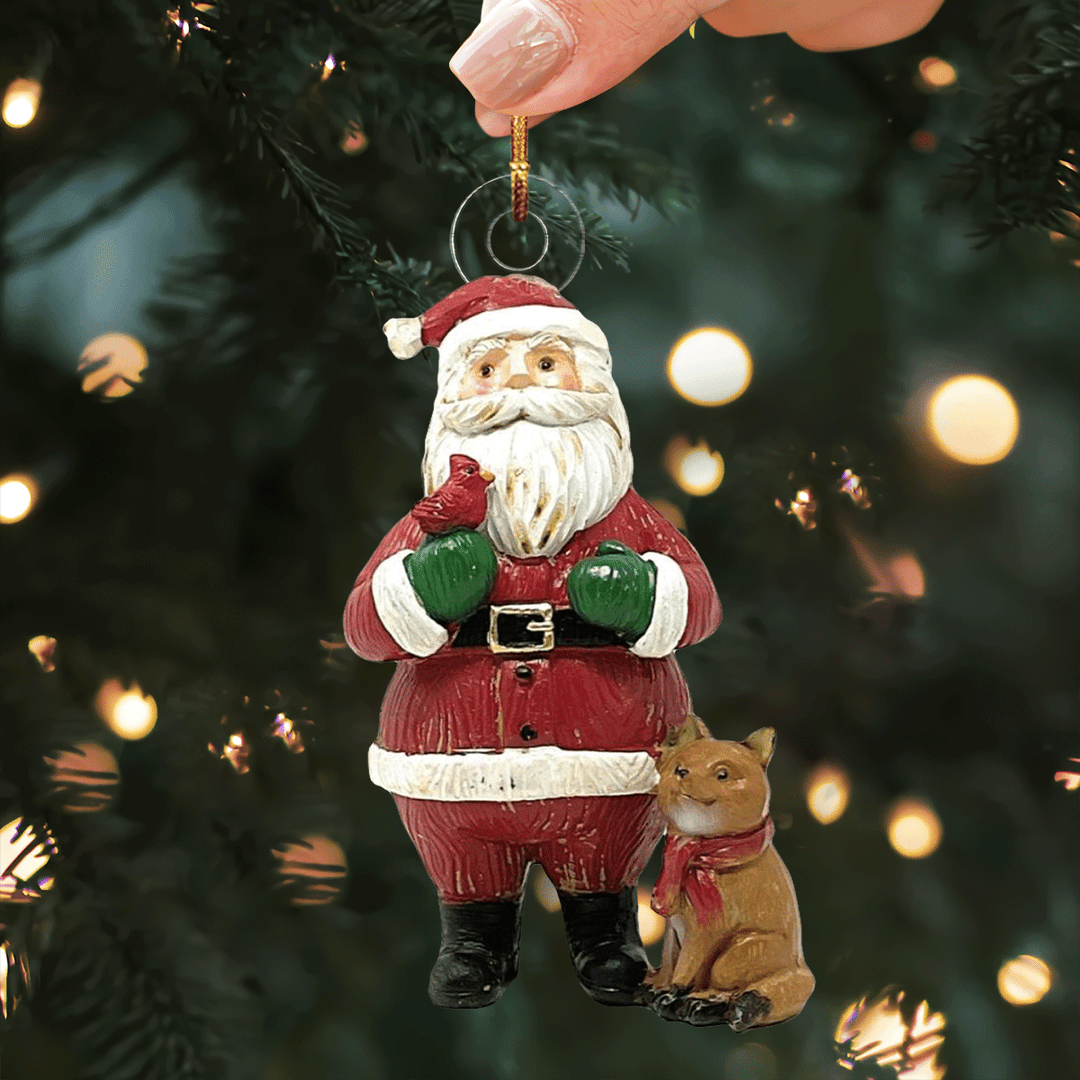 Santa's Holiday Cheer - Mica Ornament NCU0PD189