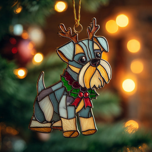 Schnauzer Glow Mica Ornament NCU0DH289