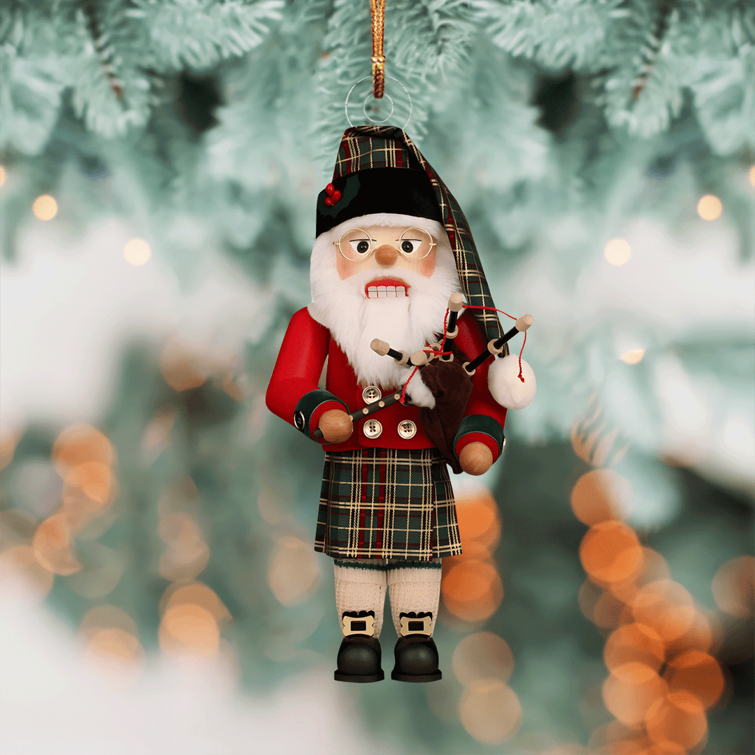 Scotsman Nutcracker Mica Ornament NCU0VL052