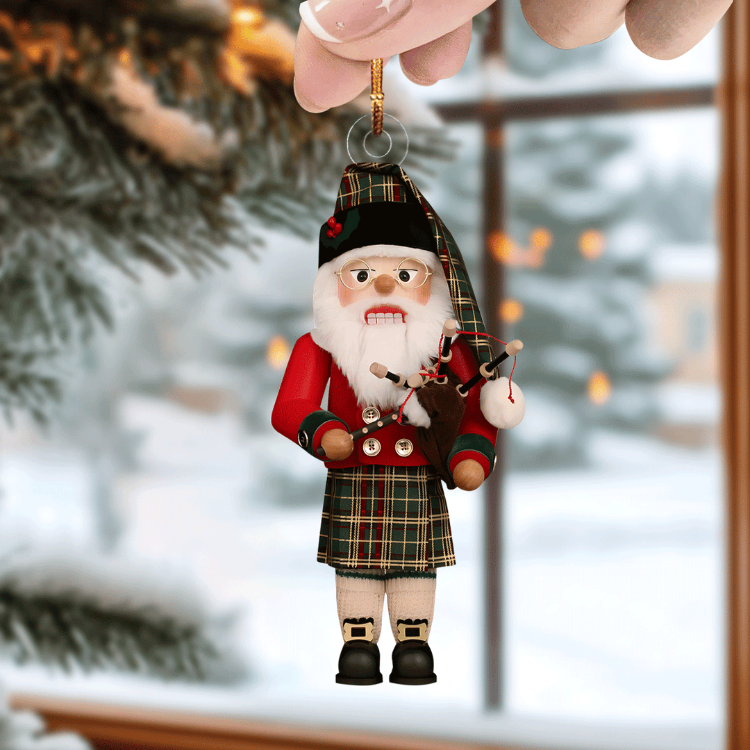 Scotsman Nutcracker Mica Ornament NCU0VL052