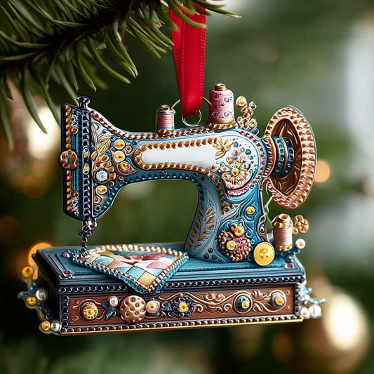 Sewing Happiness Mica Ornament NCU0HT017
