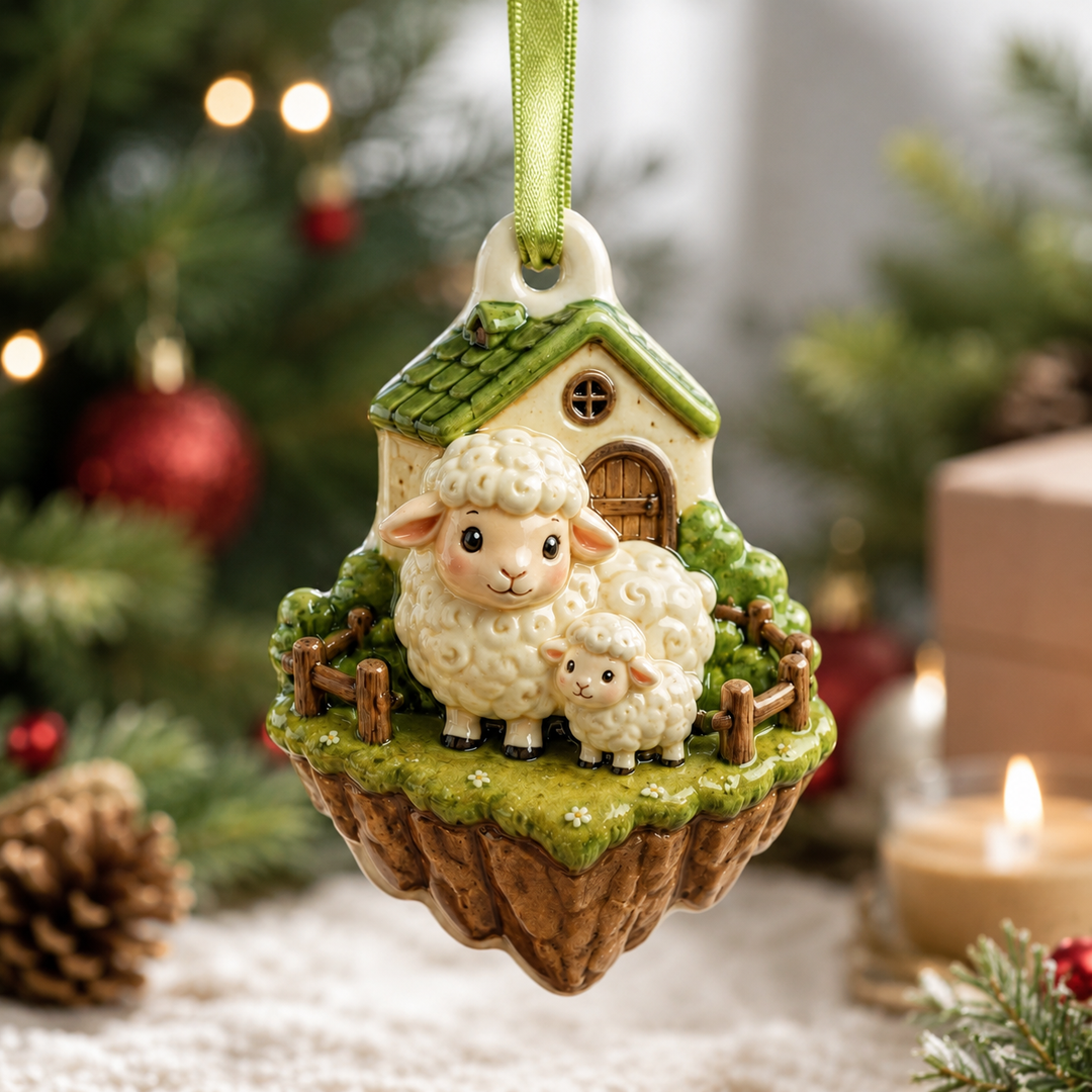 Sheep Island Mica Ornament NCU0TM060