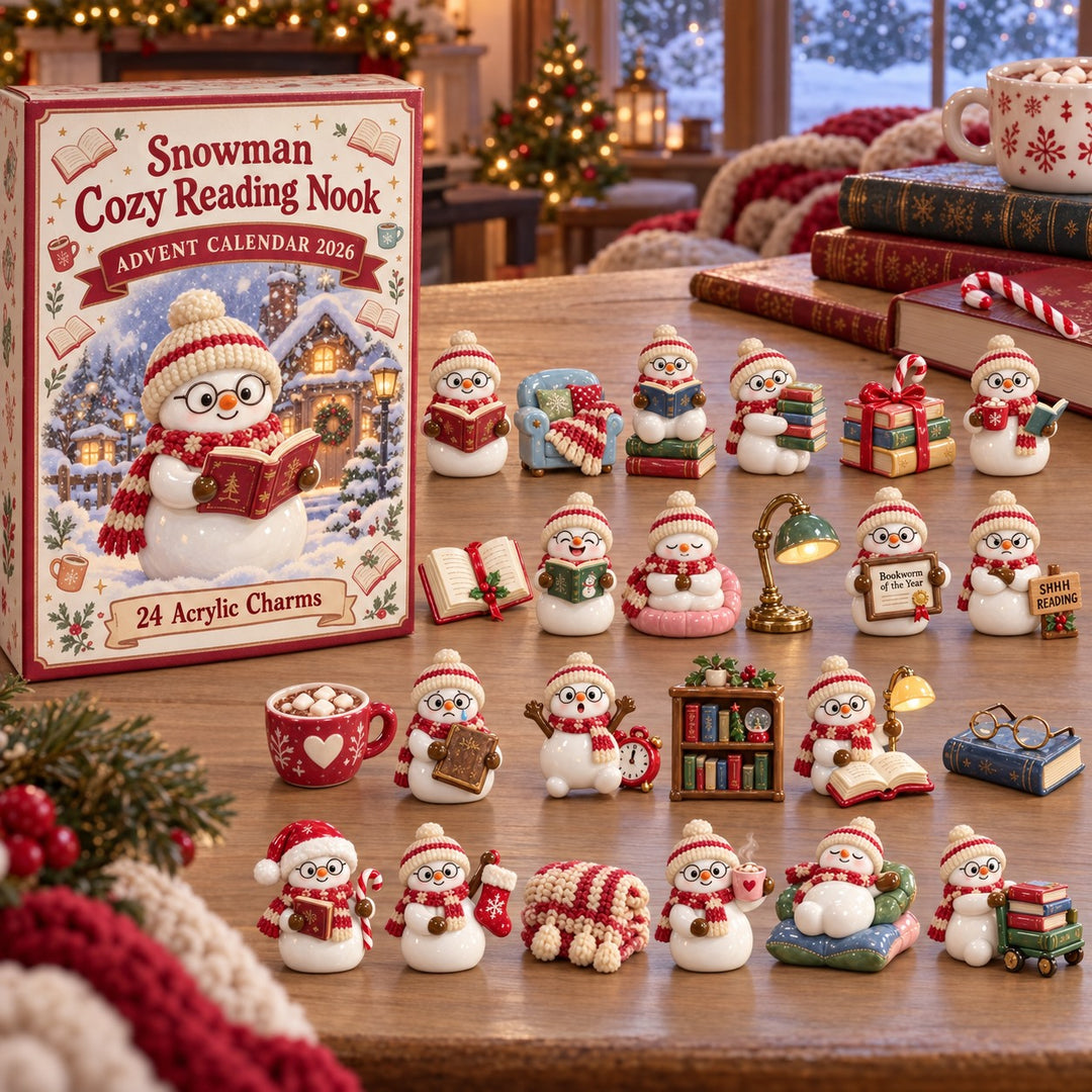 Snowman Cozy Reading Nook Advent Calendar 1