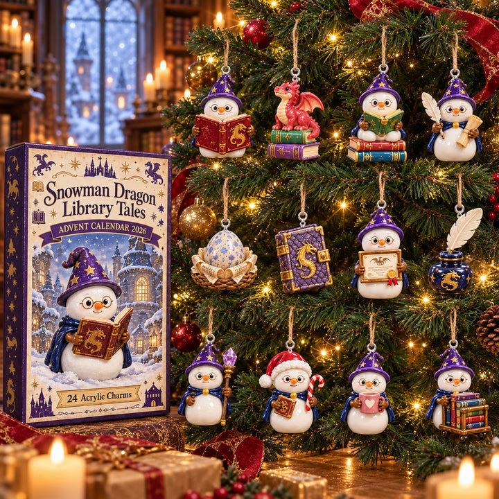 Snowman Dragon Library Tales Advent Calendar 2