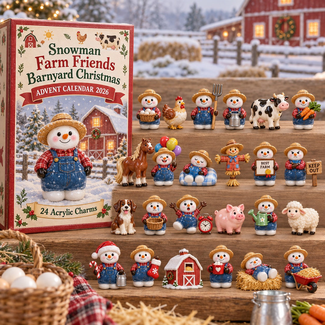 Snowman Farm Friends Barnyard Christmas Advent Calendar 1
