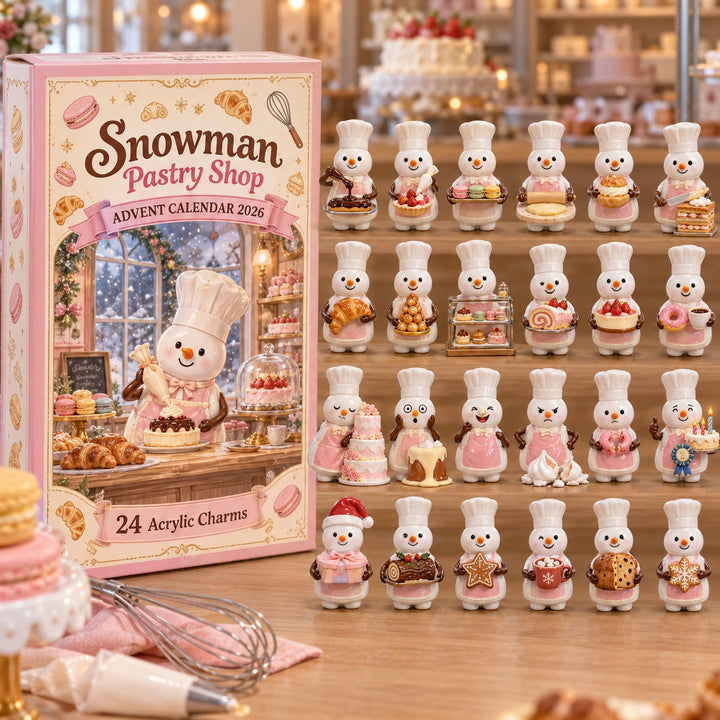 Snowman Pastry Shop Advent Calendar 1
