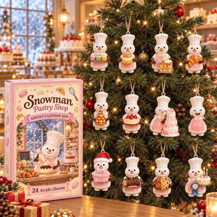 Snowman Pastry Shop Advent Calendar 2