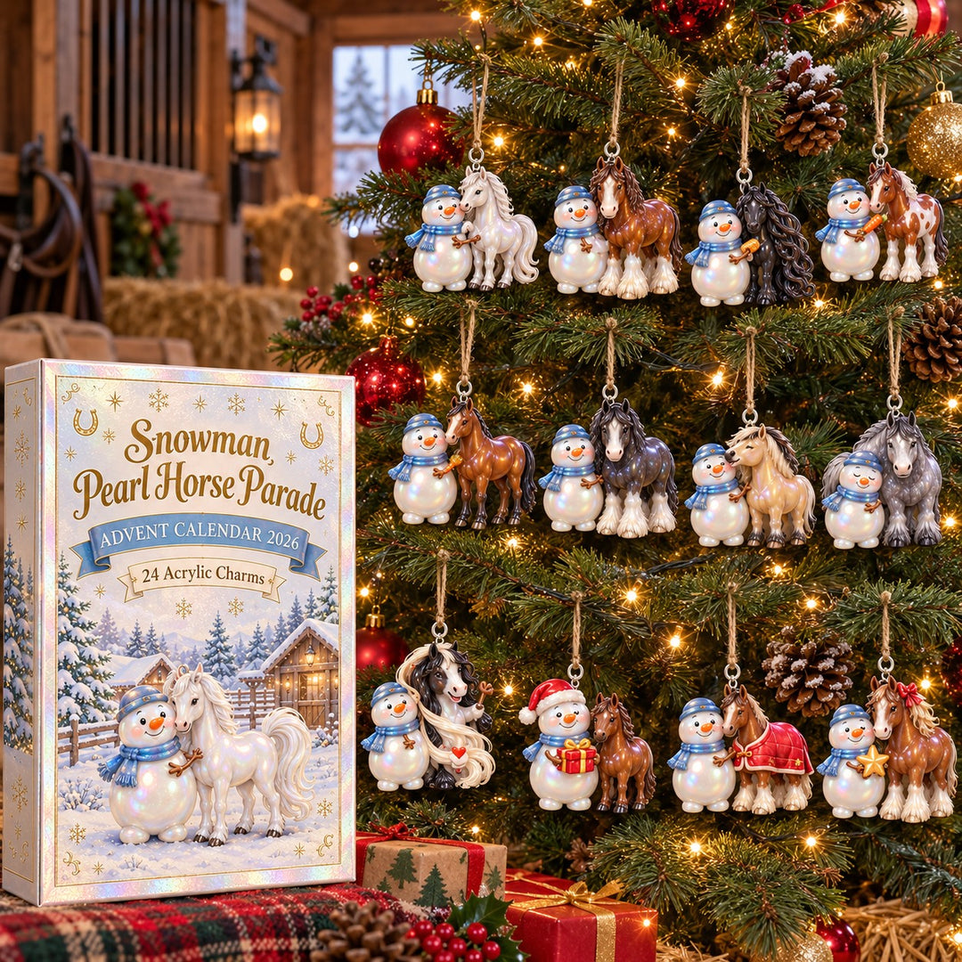 Snowman Pearl Horse Parade Advent Calendar 2
