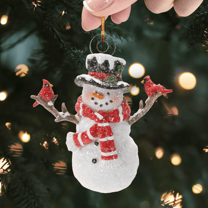 Snowy Smiles Charm - Mica Ornament NCU0PD184