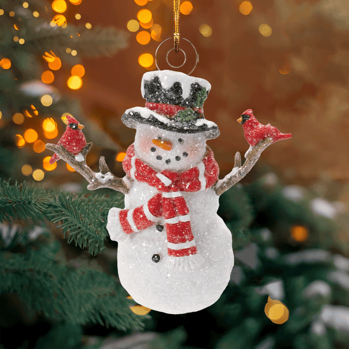 Snowy Smiles Charm - Mica Ornament NCU0PD184