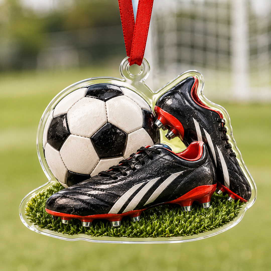 Soccer Gear Champion Mica Ornament NCU0HA057
