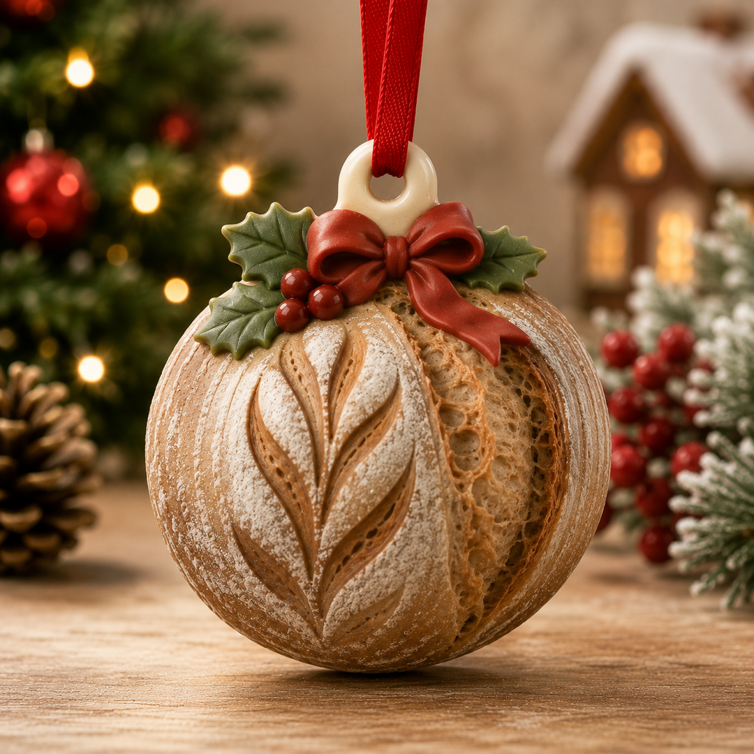 Sourdough Bread Mica Ornament NCU0TM043
