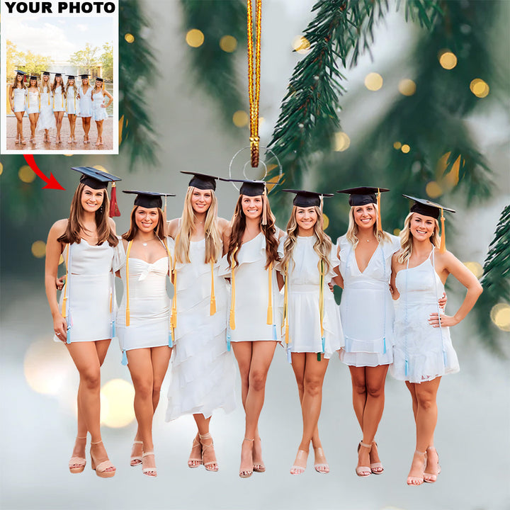 Milestone Memories - Personalized Photo Mica Ornament - Christmas Gift For Family Members, Friends